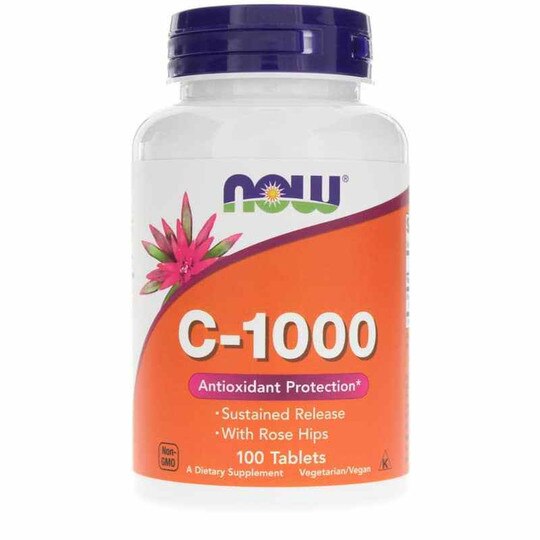C-1000 Sustained Release with Rose Hips, NOW